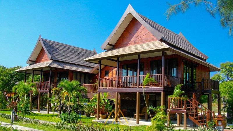 Mẫu nhà homestay 2 tầng đẹp