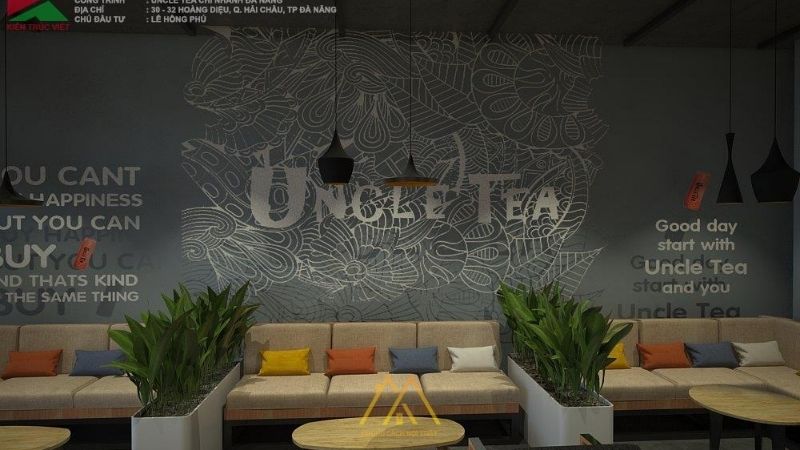 Thiết kế quán Uncle Tea