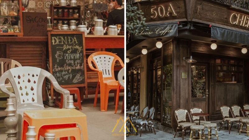 Mẫu thiết kế quán cafe cóc