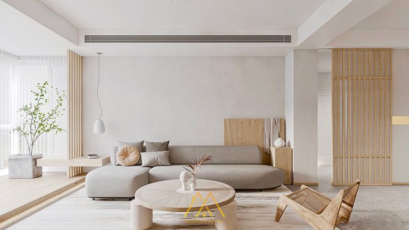 Phòng khách của nhà chung cư phong cách Minimalism