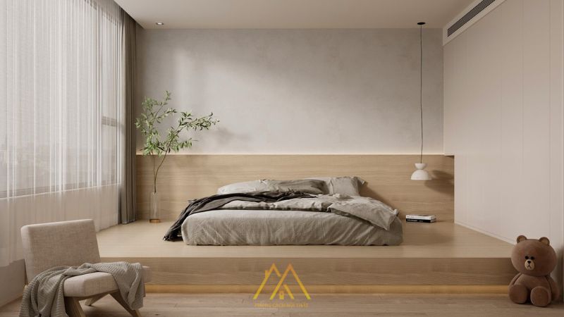 Mẫu thiết kế nội thất phòng ngủ Minimalist chuẩn Nhật