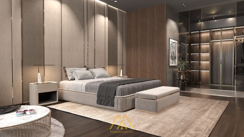 Mẫu thiết kế nội thất phòng ngủ Minimalist cao cấp