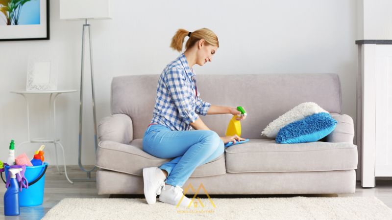 Các bước chính khi giặt ghế sofa