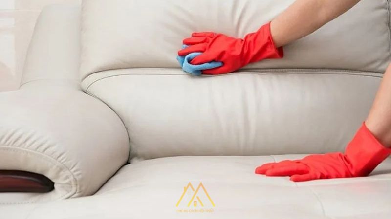 Cách vệ sinh ghế sofa da đúng cách