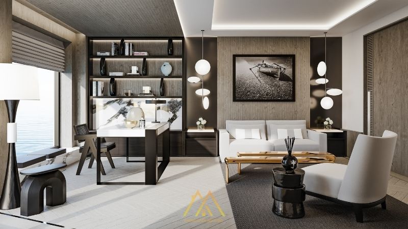 Kelly Hoppen là nhà thiết kế tài năng, đảm nhận nhiều dự án thiết kế du thuyền, nhà hàng, máy bay