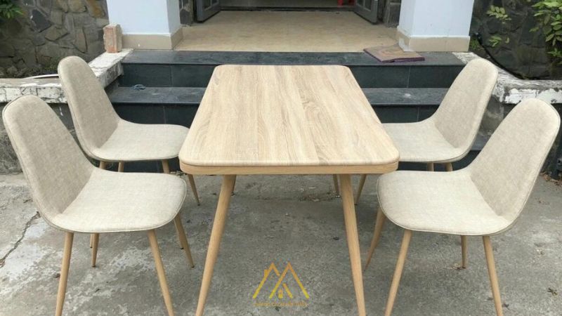 Gỗ MDF là lựa chọn phổ biến cho những ai muốn sở hữu bàn ghế đẹp mà tiết kiệm chi phí