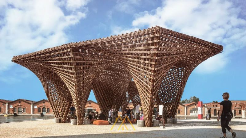 Bamboo Stalactite Pavilion (Venice, Ý)