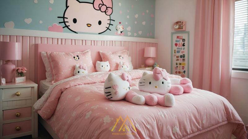 Phụ kiện trang trí Hello Kitty