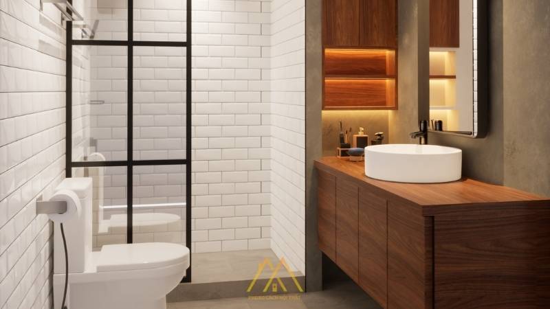 Thiết kế thông minh, tối ưu hóa diện tích cho phòng ngủ 12m2 có toilet